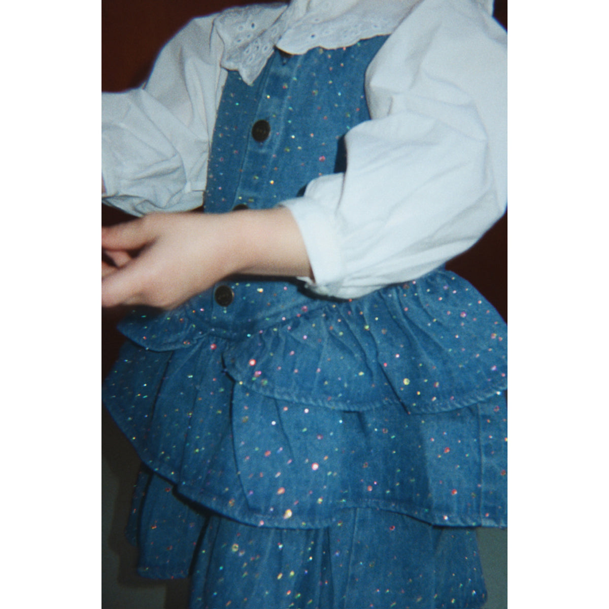 Konges Sløjd Denim Sparkle Elba Sparkle Dress Gots