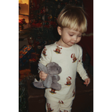 Konges Sløjd Teddy Bear Basic Blouse/Pants Set Gots