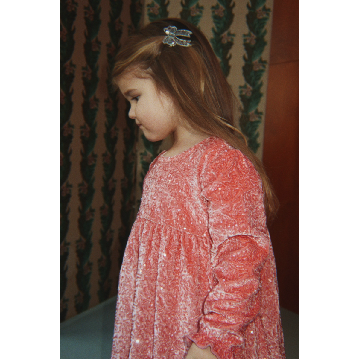 Konges Sløjd Silver 2 Pack Sequin Bow Hair Clip
