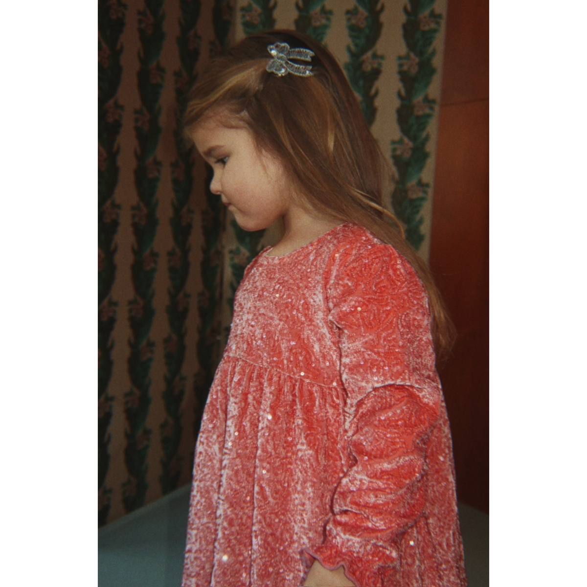 Konges Sløjd Silver 2 Pack Sequin Bow Hair Clip