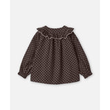 Fliink Coffee Bean Dot Dolly Dot Blouse