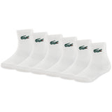 LACOSTE Blanc 6Pk Crew Socks