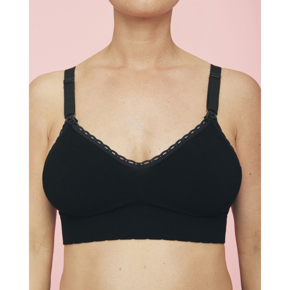 momkind Nursing Bra Black