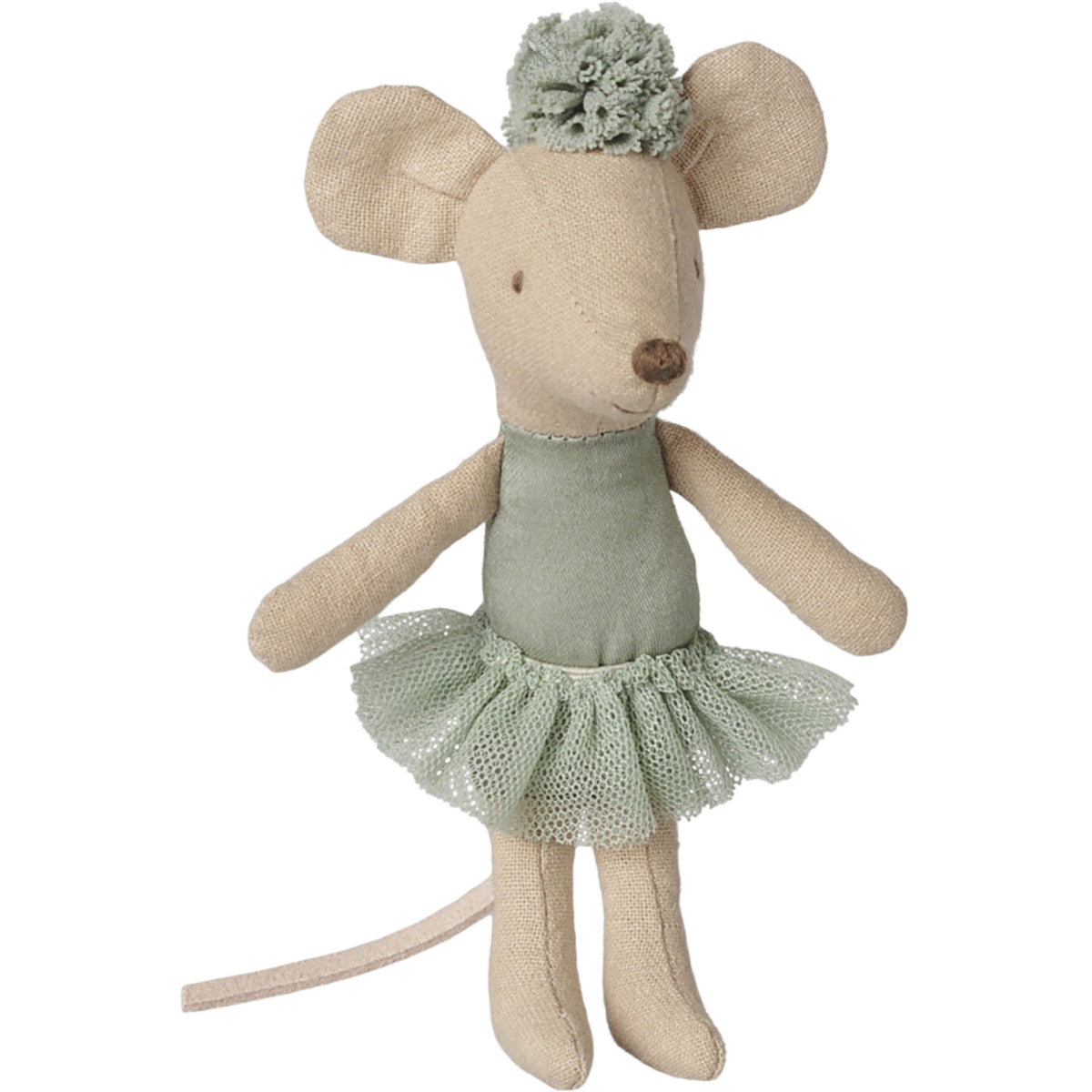 Maileg Ballerinamus, Lillesøster - Vintage Mint