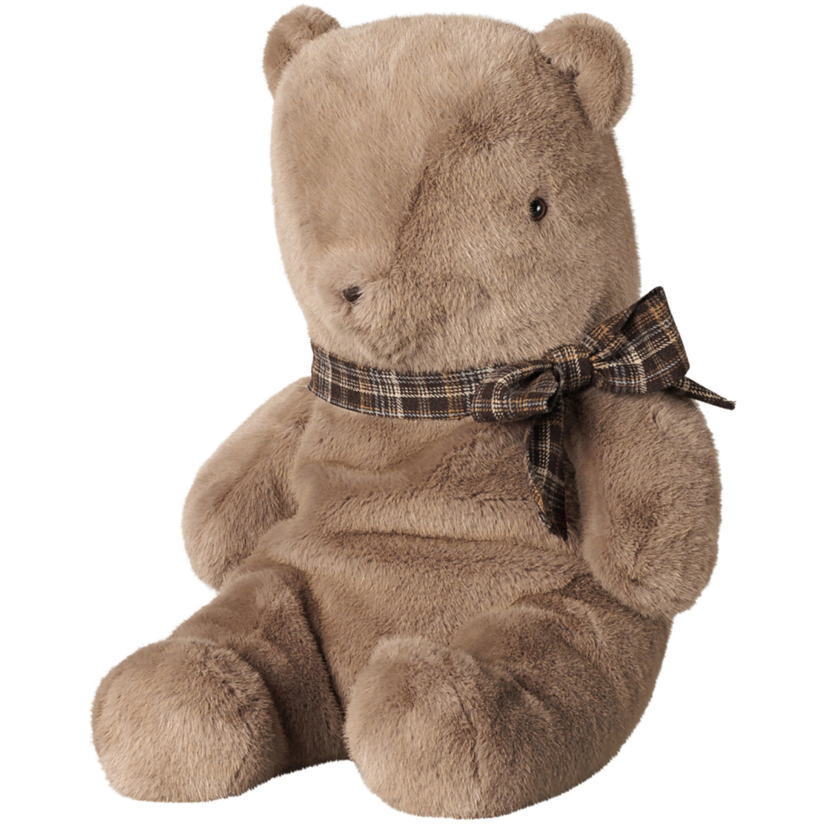 Maileg Teddy Plush Bamse, Stor - Mørk Svamp