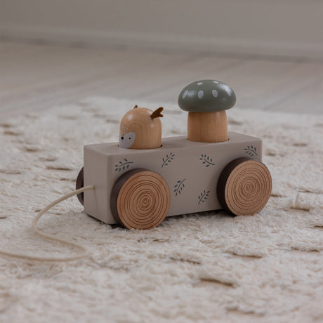 Sebra Woodland Pop-Up Pull-Along Toy Wooden Fsc™️ 100%