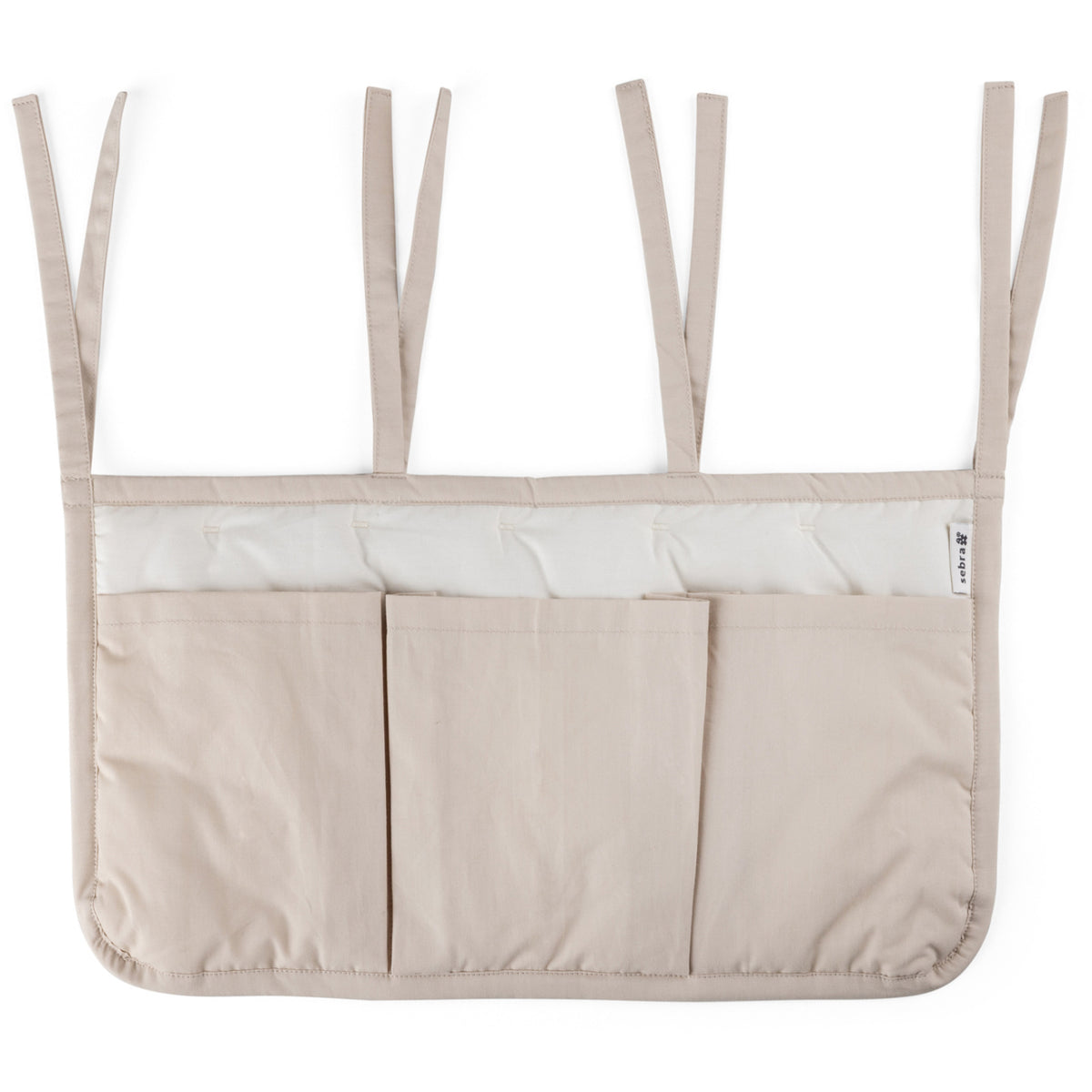 Sebra Morning Beige 3-Pocket Nursery Organizer