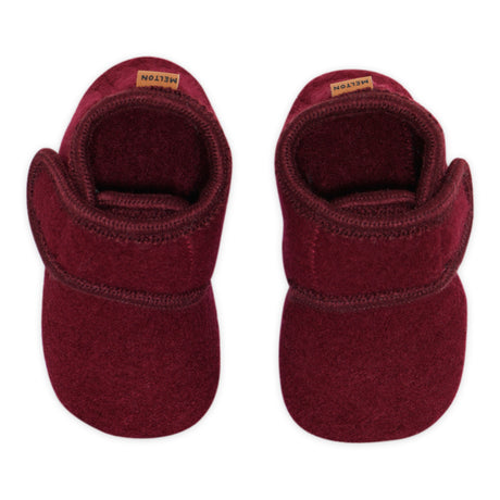 MELTON Bordeaux Classic Wool Slippers
