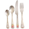 Rice Stainless Steel Kids Cutlery Set With Unicorn And Dog Print
