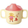 Rice Melamine 2 Handle Baby Cup With Pink Music Band Print - 250 Ml