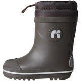 Name It Chocolate Brown Nmnnuno Thermo Rubberboot Solid Noos