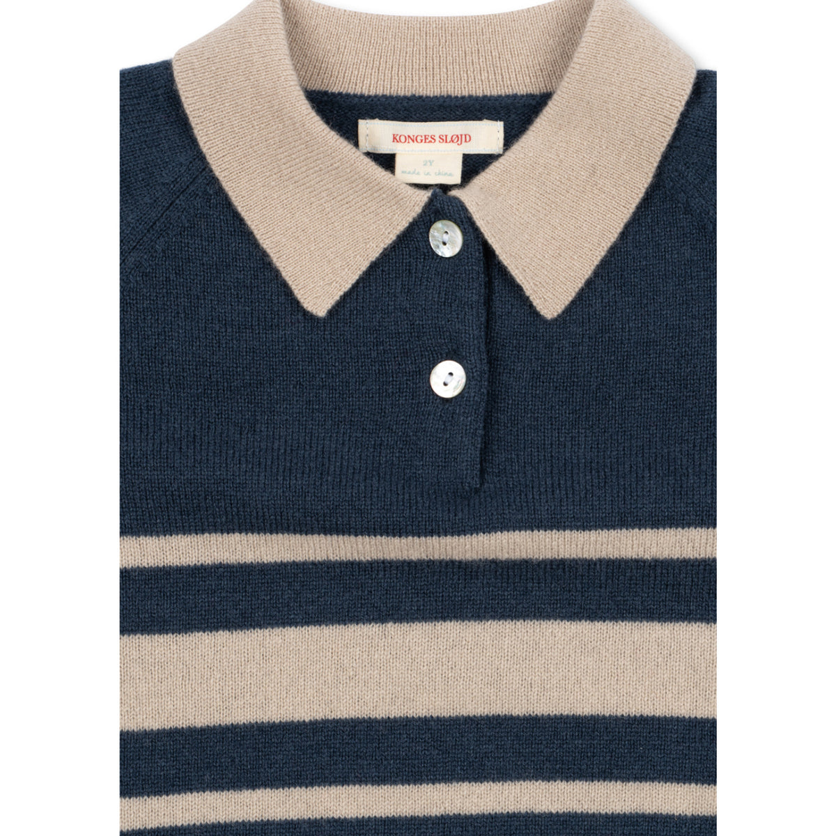 Konges Sløjd Dark Blue Stripe Basi Polo