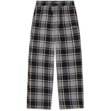 Les Deux Kids Grey Melange Check Casual Pants KIDS