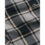 Les Deux Kids Grey Melange Check Casual Pants KIDS