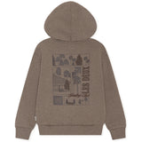 Les Deux Kids Mountain Grey Melange Woods Hoodie KIDS