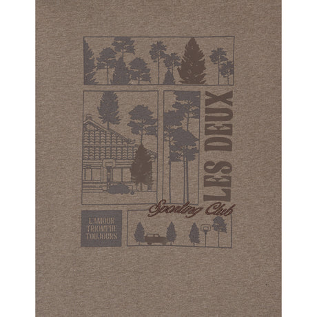 Les Deux Kids Mountain Grey Melange Woods T-Shirt KIDS