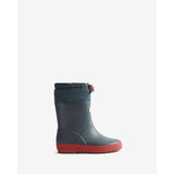 Hunter Navy/Military Red Kids First Insulated Nylon Boot