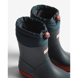 Hunter Navy/Military Red Kids First Insulated Nylon Boot