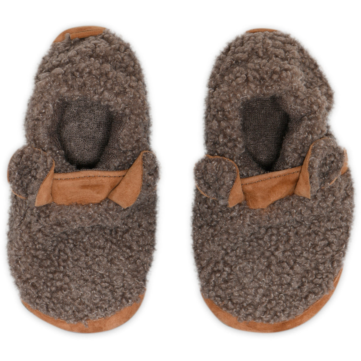 MELTON Denver Melange Fuzzy Teddy Slippers