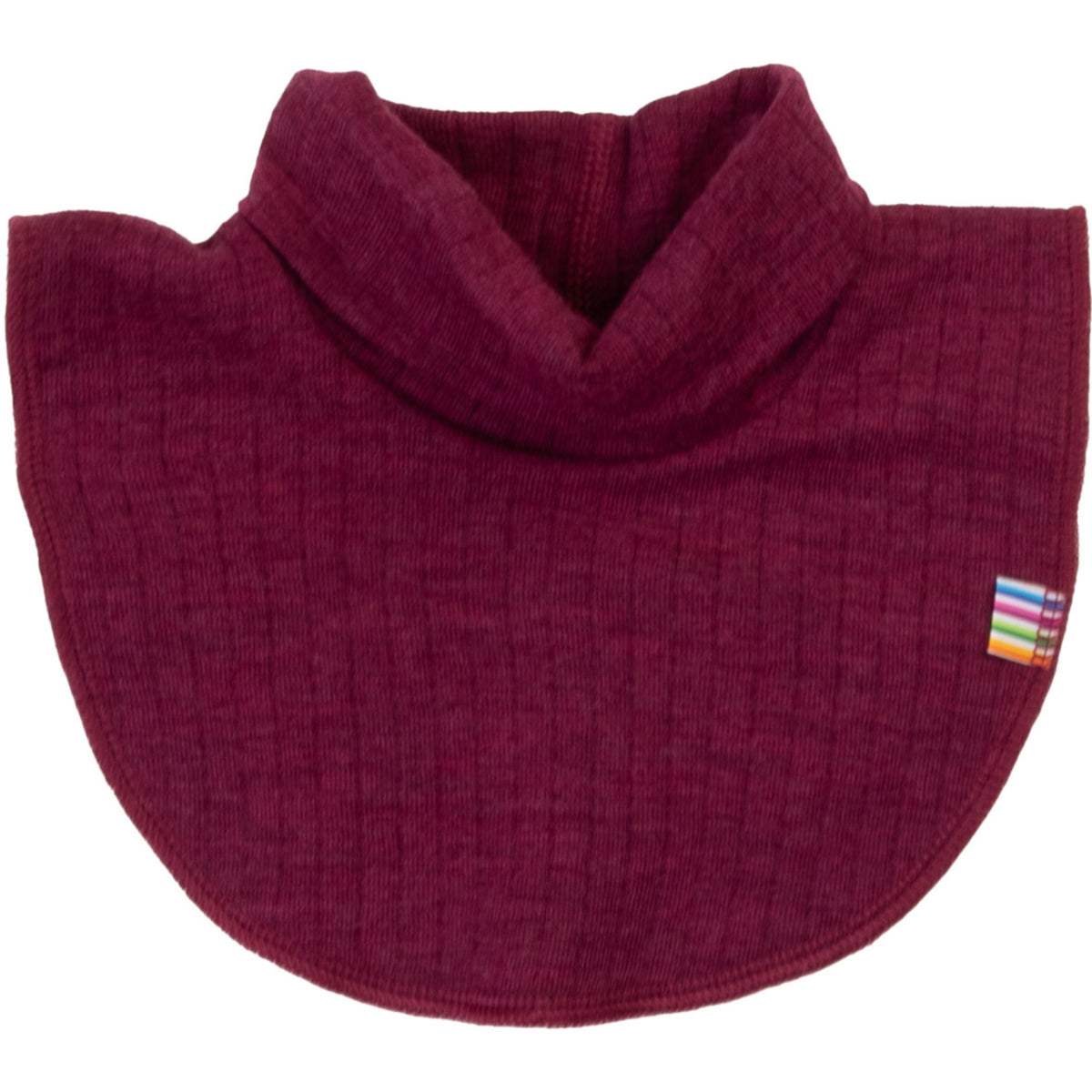 Joha Wine Melange Polo Neck Double Layer