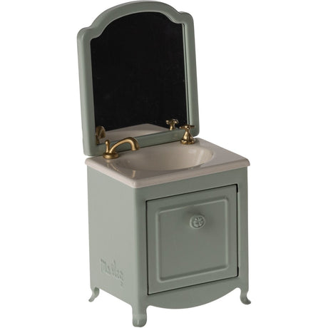 Maileg Sink Dresser, Mouse - Mint