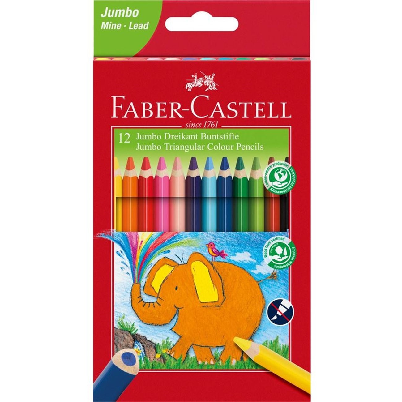 Faber Castell Jumbo Colour Pencils