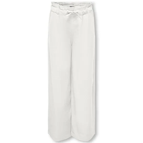 Kids ONLY Cloud Dancer Caro Wide Linen Pants