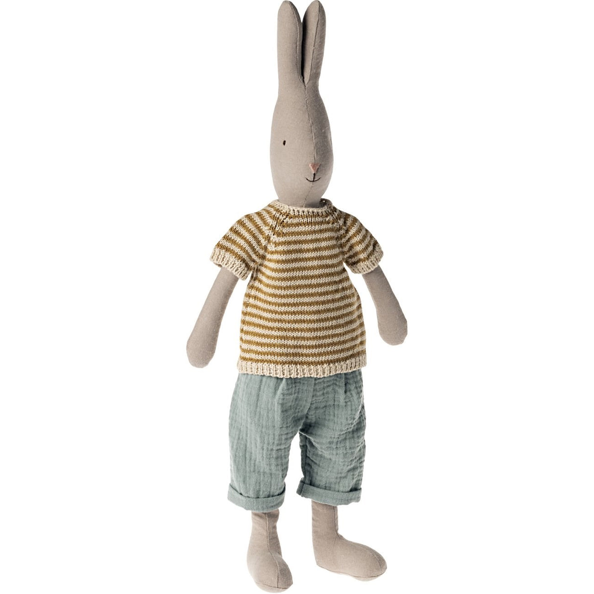 Maileg Rabbit Size 3, Classic - Knitted Shirt and Pants