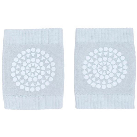 Gobabygo Sky Blue Crawling Knee Pads Organic Terry Cotton