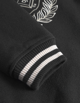 Les Deux Kids Black/Black Yale Wool Varsity Jacket KIDS