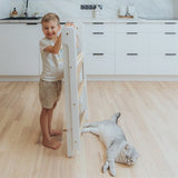 Duck Woodworks Transformable Kitchen Tower White