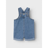 Name It Medium Blue Denim Lou Denim Shorts Overall 3