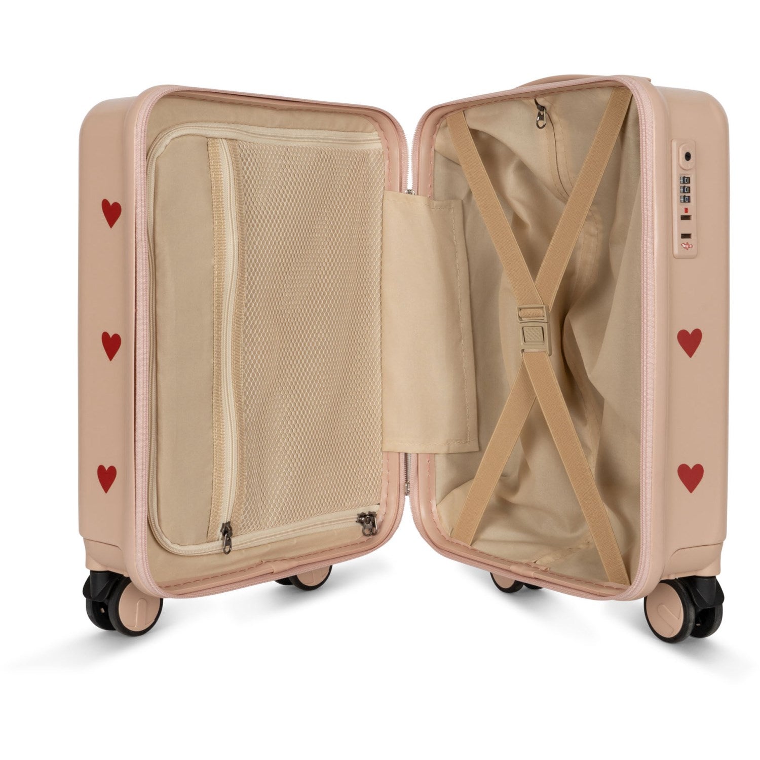 Konges Sløjd Travel Suitcase Hearts 7