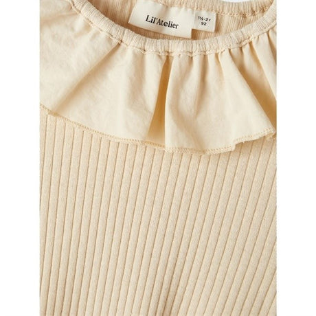 Lil'Atelier Wood Ash Omina Slim Blouse