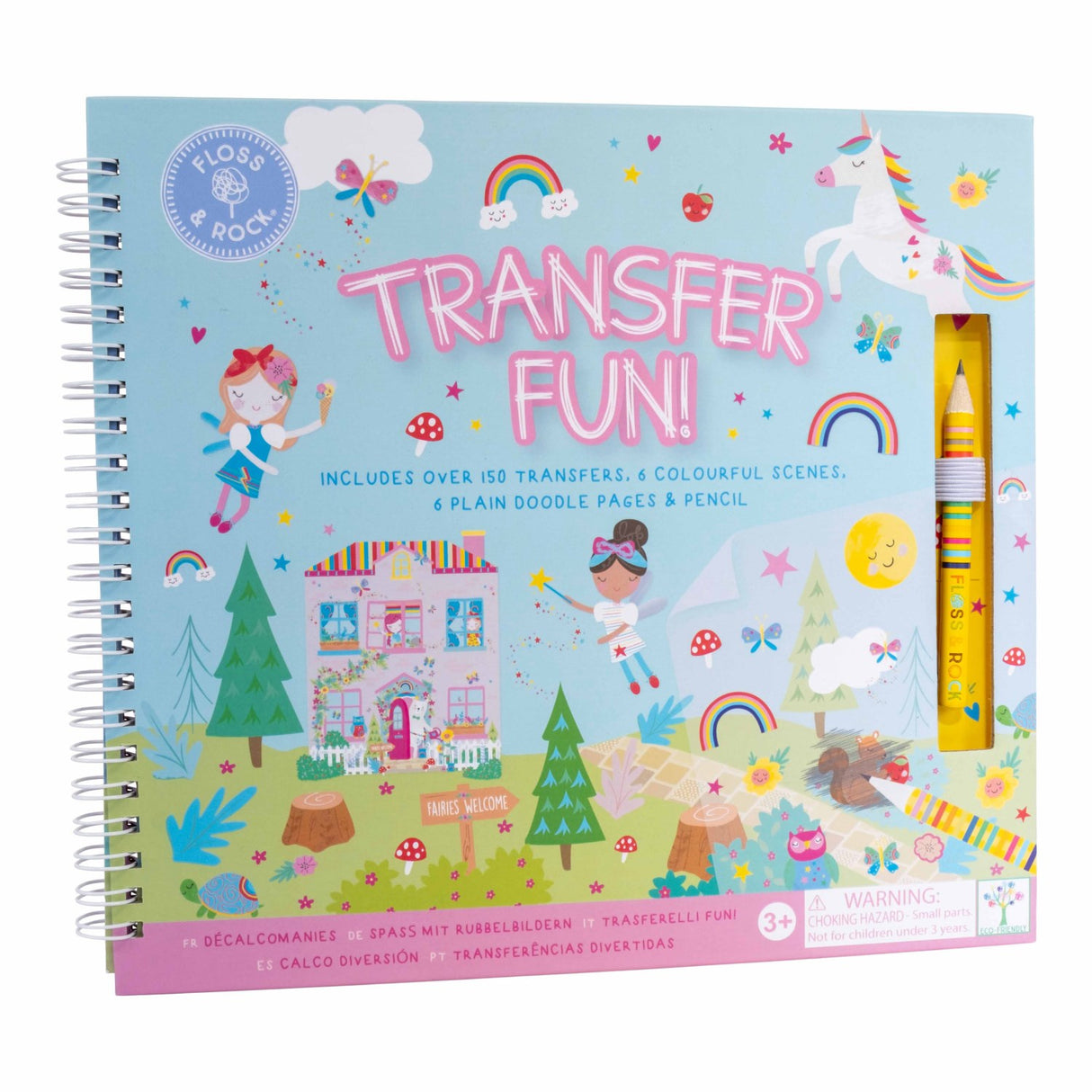 Floss & Rock  Transfer Fun Rainbow Fairy