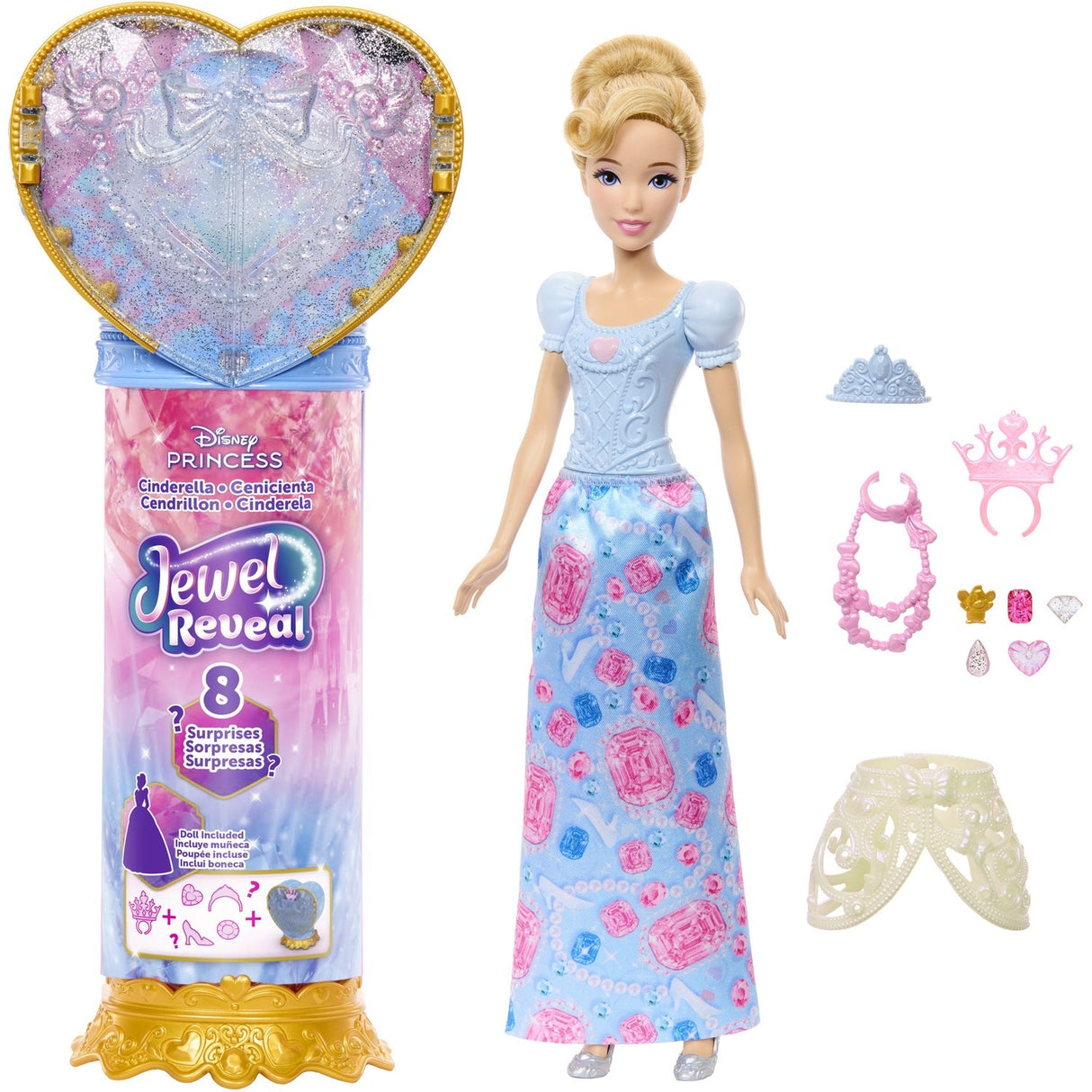 Disney Princess Fashion Doll Reveal Cinderella