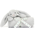 Jellycat Bashful Silver Bunny Blankie 3