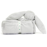 Jellycat Bashful Silver Bunny Blankie 5