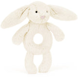 Jellycat Bashful Cream Bunny Ring Rattle