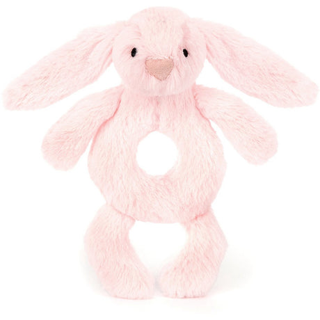   Bashful Pink Bunny Ring Rattle 2