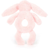 Jellycat Bashful Pink Bunny Ring Rattle