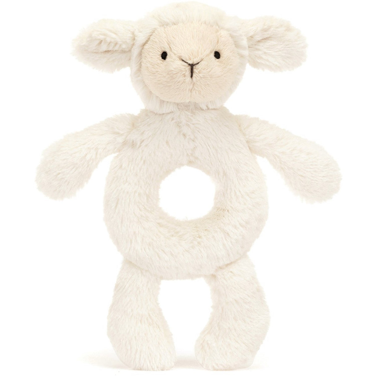   Bashful Lamb Ring Rattle 2