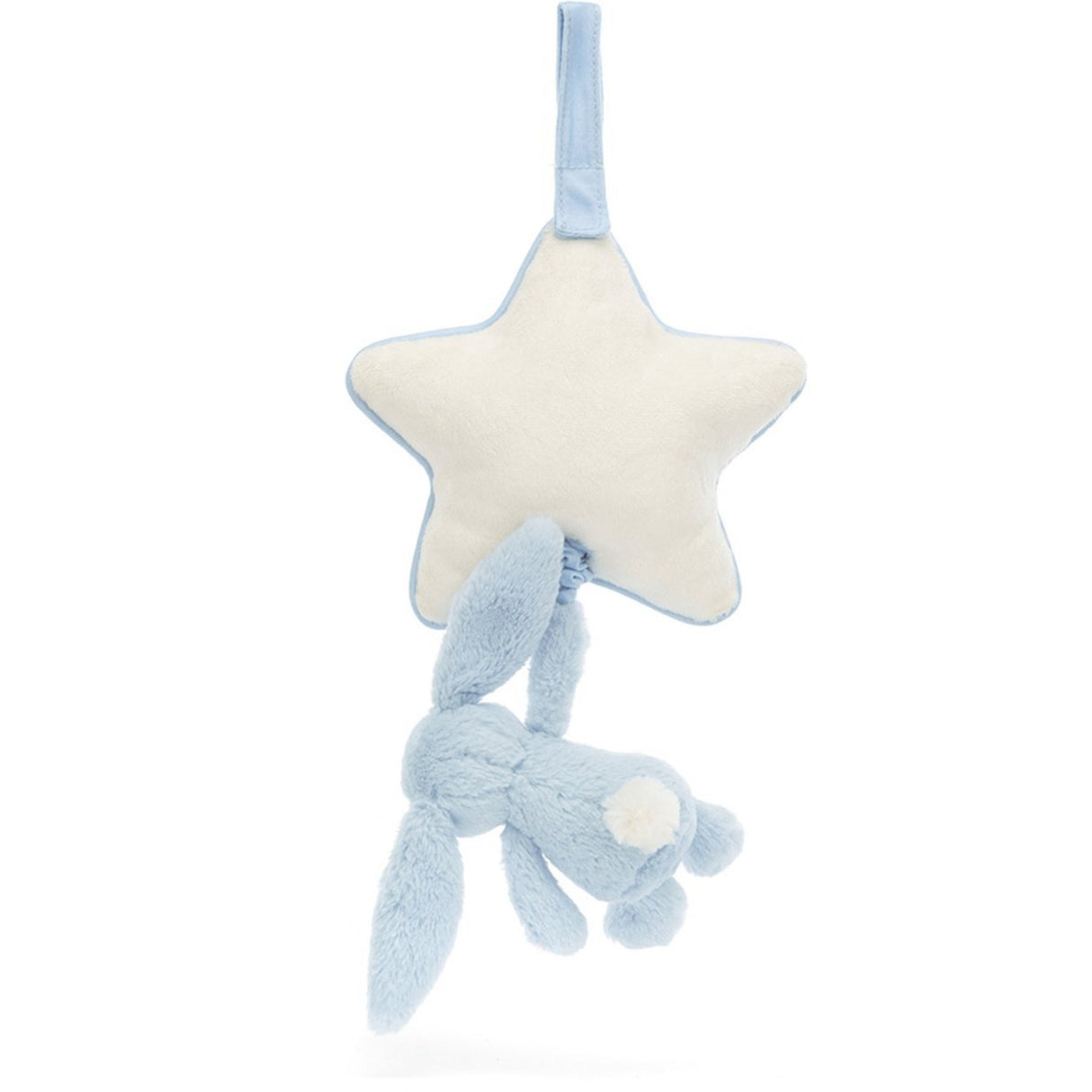 Jellycat Bashful Blue Bunny Musical Pull