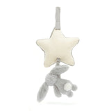 Jellycat Bashful Silver Bunny Musical Pull 3