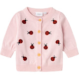 Name It Parfait Pink Fasille Knit Cardigan