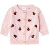 Name It Parfait Pink Fasille Knit Cardigan