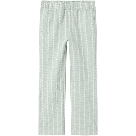 Name It Silt Green Hicheck Wide Pants