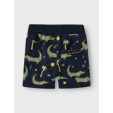 Name It Dark Sapphire Crocodiles Vermo Aop Long Sweat Shorts Noos 3