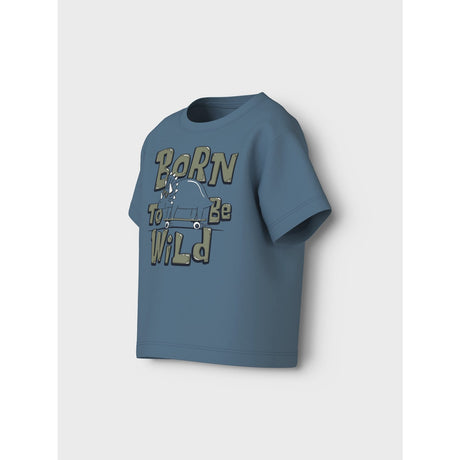 Name It Provincial Blue Born To Be Wild Vagno Loose T-Shirt 2