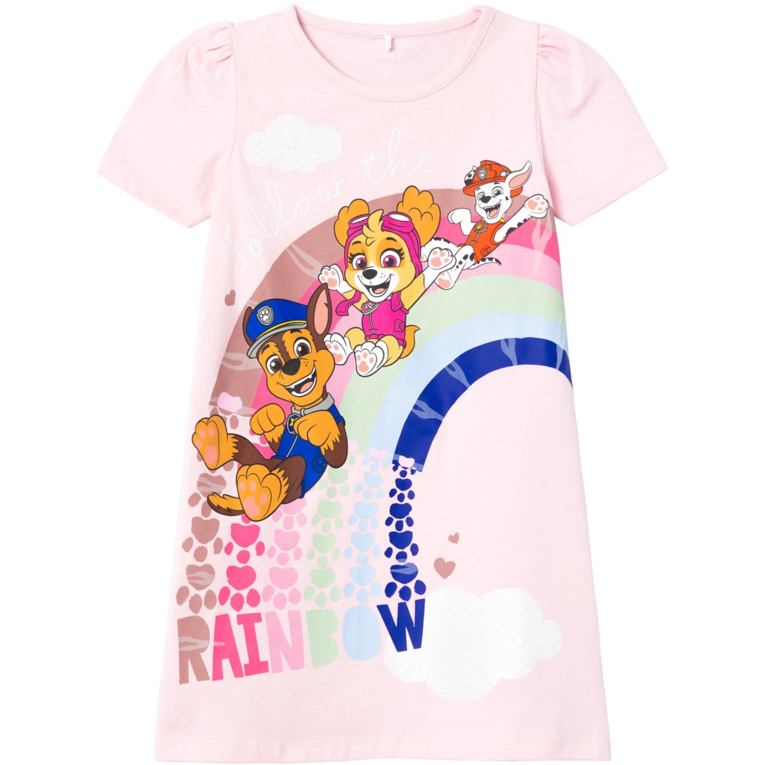 Name It Parfait Pink Assa Paw Patrol Nightgown